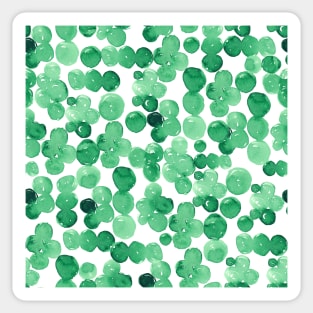 Green Bubbles Sticker